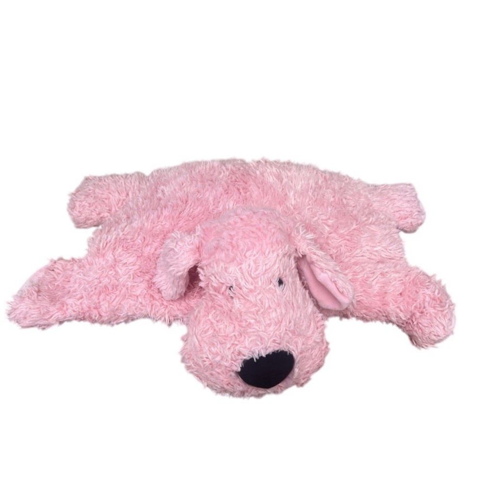 Jellycat Pink Floppy Fuzzy Stuffed Animal Dog